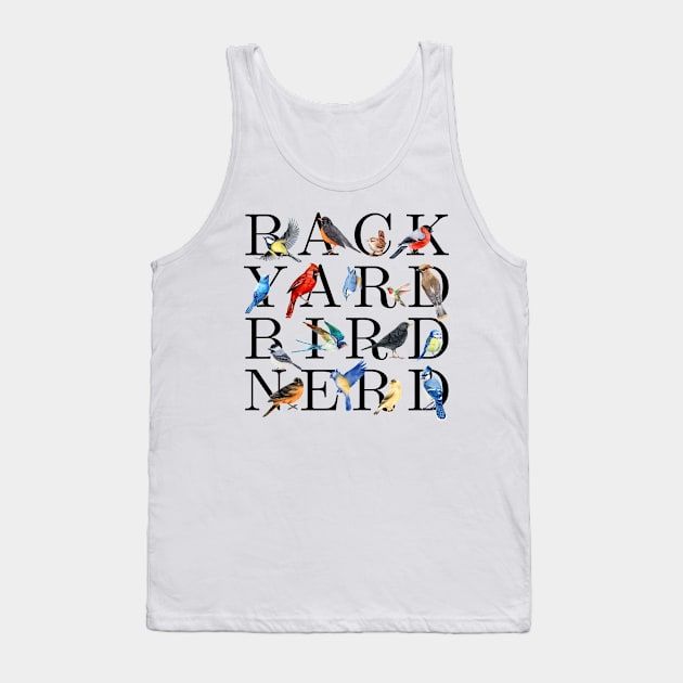 Back Yard Bird Nerd Tank Top by Uncle Chris Designs